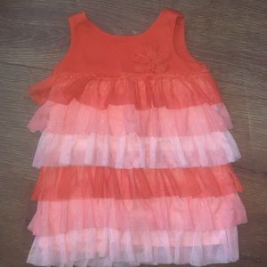 24 month Baby/Toddler Girl’s Orange Dress w Tulle